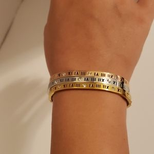 Roman Numerals Zicorn Bangle